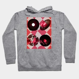 Vinyl records retro style (2) Hoodie